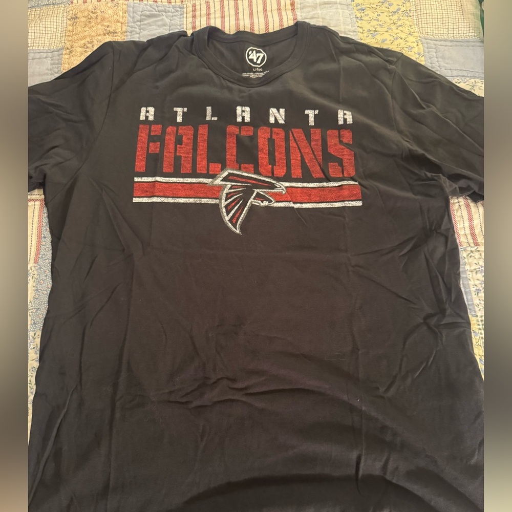 47 Brand Atlanta Falcons TShirt, Size Large